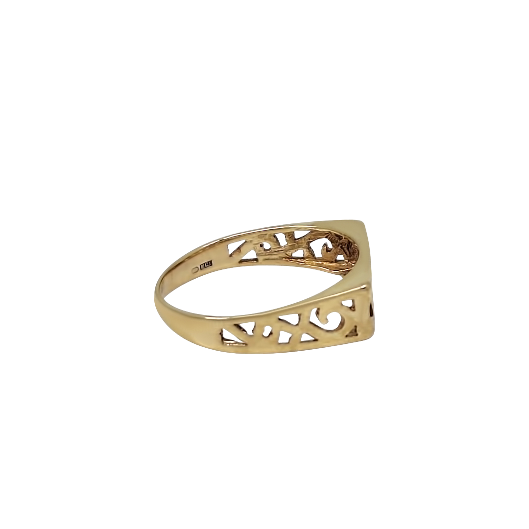 9ct Yellow Gold Sister Ring