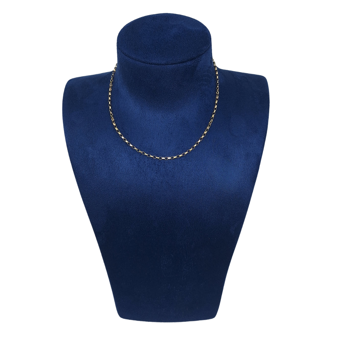 9ct Yellow Gold Belcher Chain 16"