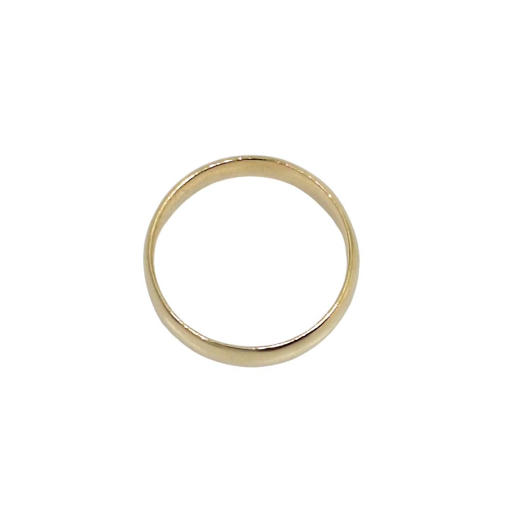 9ct Yellow Gold Court Wedding Band 5mm