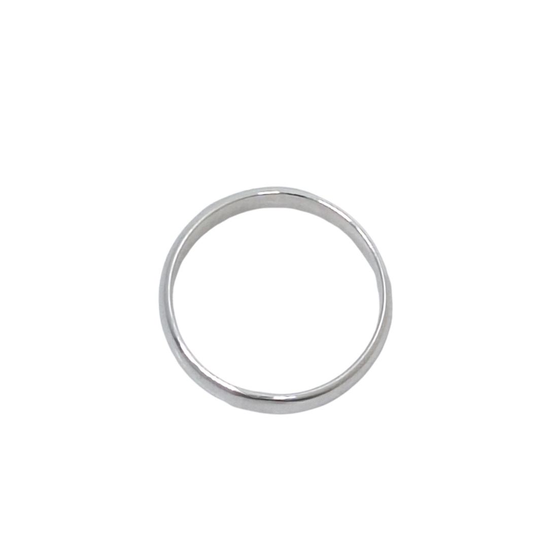 9ct White Gold Court Wedding Band 3.5mm