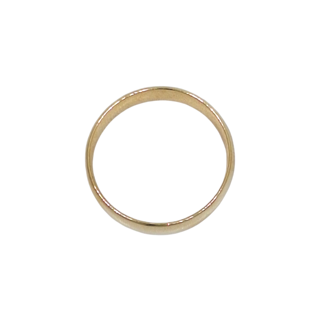 9ct Yellow Gold Court Wedding Band 5mm