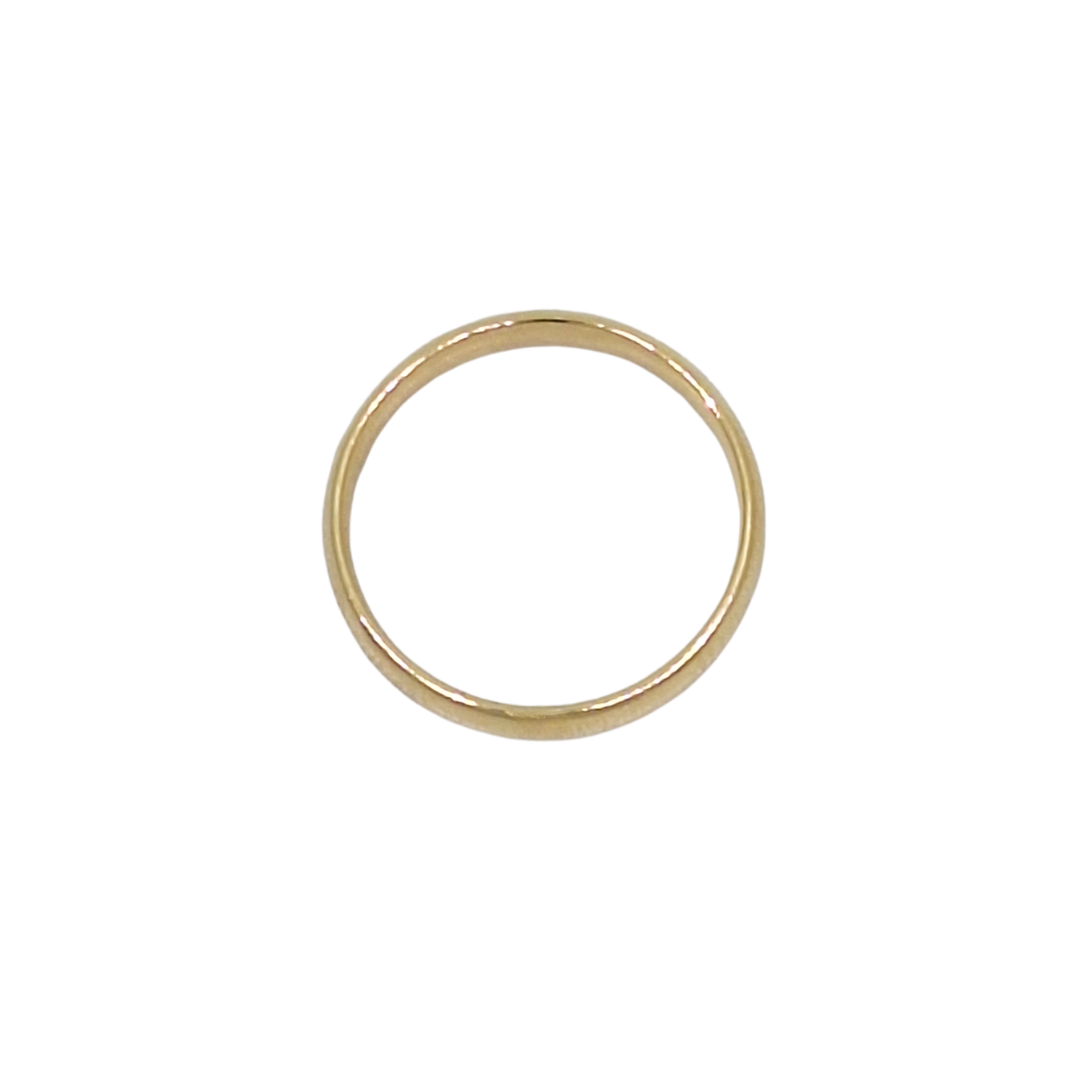 9ct Yellow Gold Court Wedding Band 3.5mm