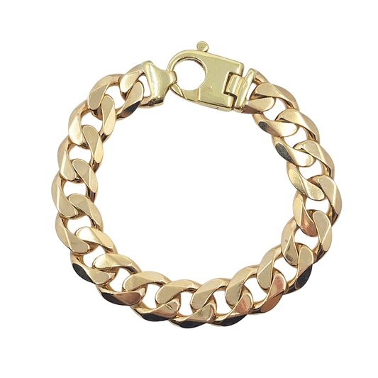 9ct Yellow Gold Curb Bracelet