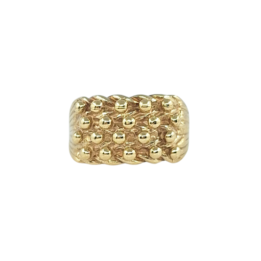 9ct Yellow Gold Keeper Ring