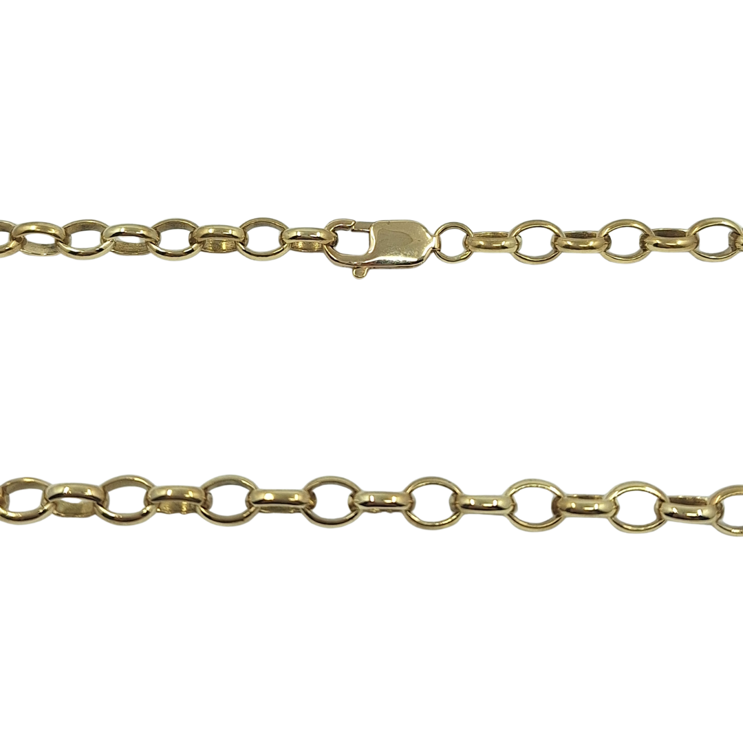 9ct Yellow Gold Belcher Chain 26"