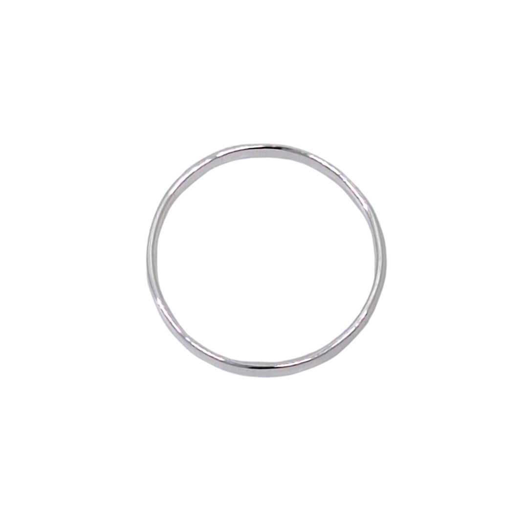 9ct White Gold Wedding Band 3mm
