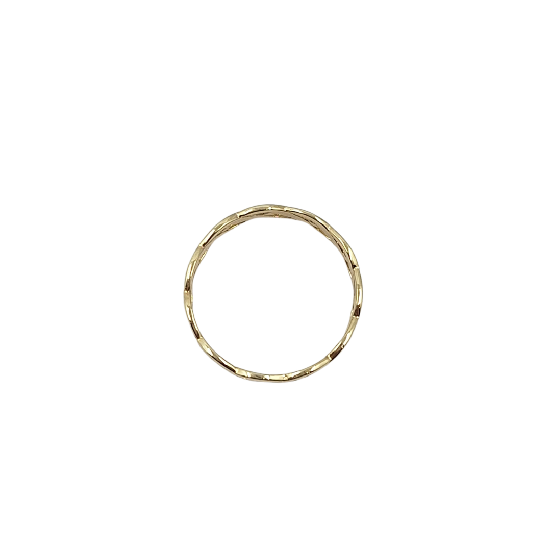 9ct Yellow Gold Fancy Band Ring