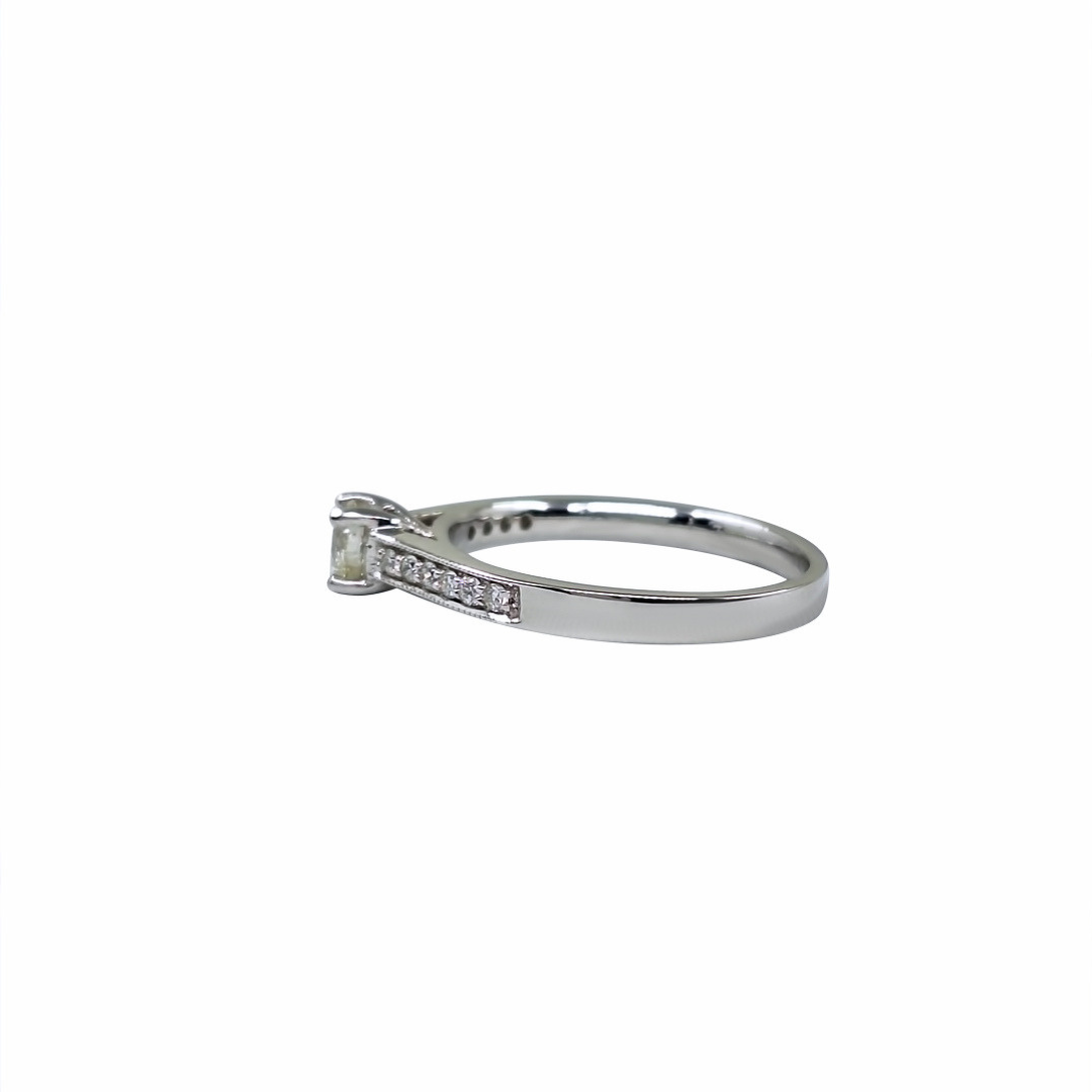 18ct White Gold Diamond Solitaire Ring 0.25ct