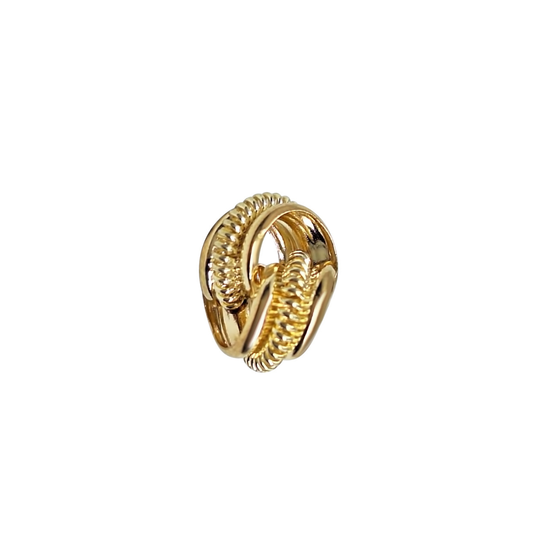 9ct Yellow Gold Knot Stud Earrings