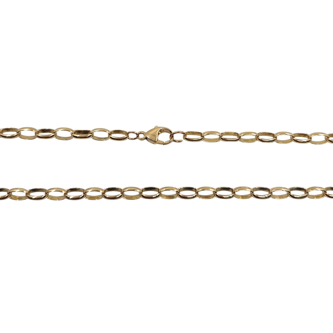 9ct Yellow Gold Belcher Chain 26"