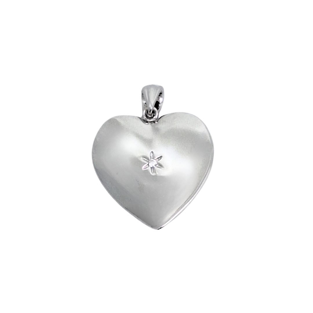 Silver CZ Set Locket