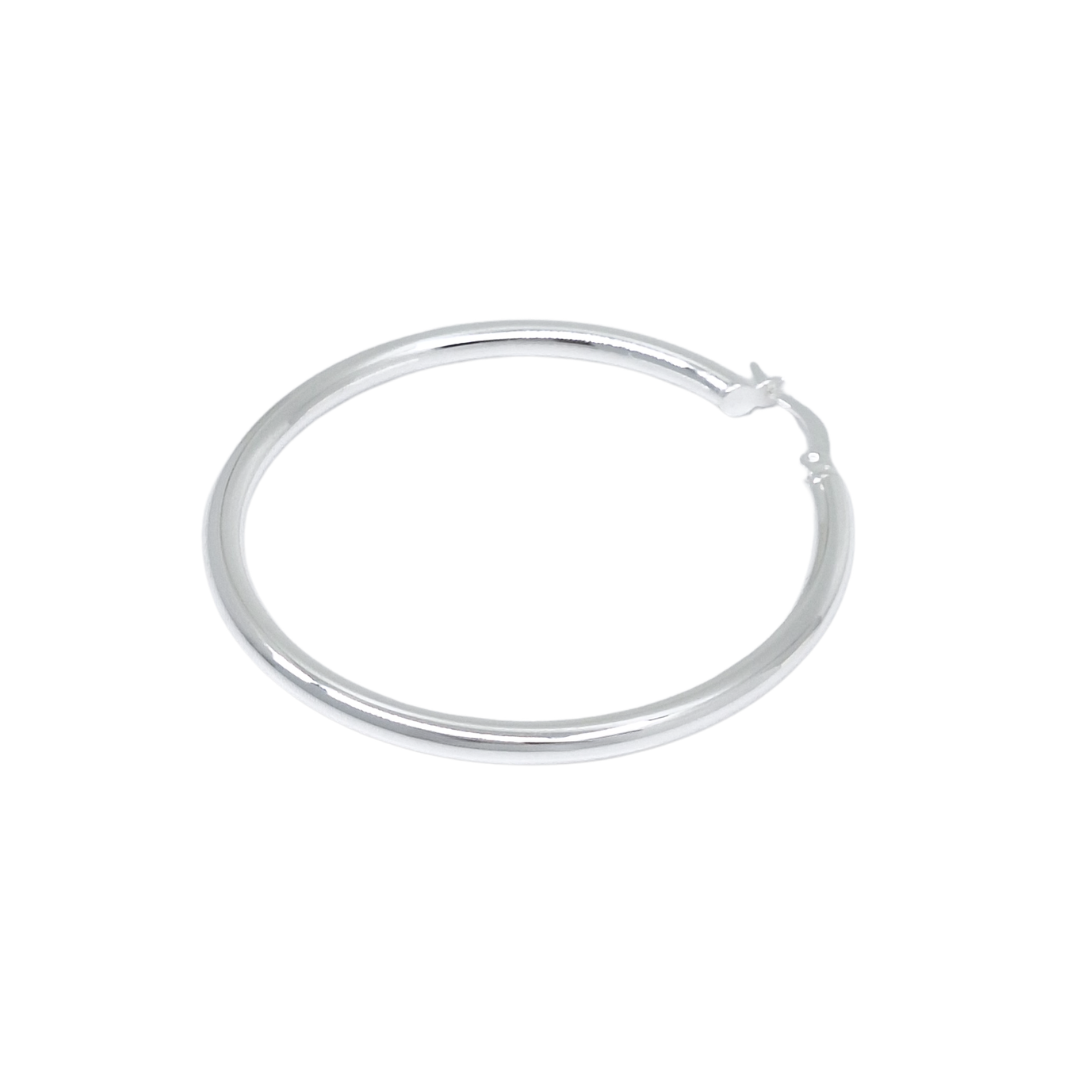 Silver Hoop Earrings
