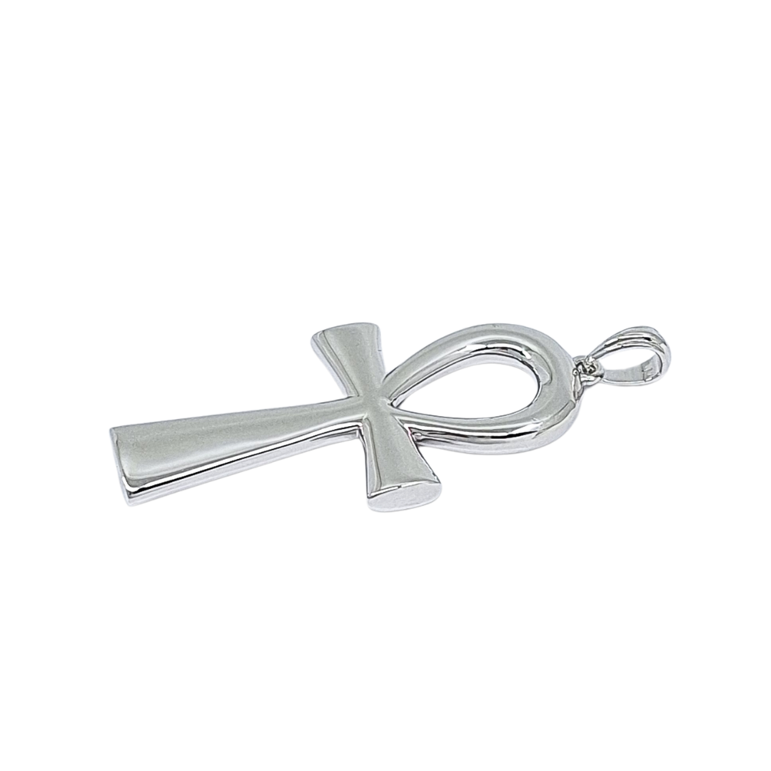 Silver Ankh Cross