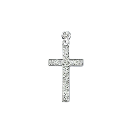 Silver Pattern Cross