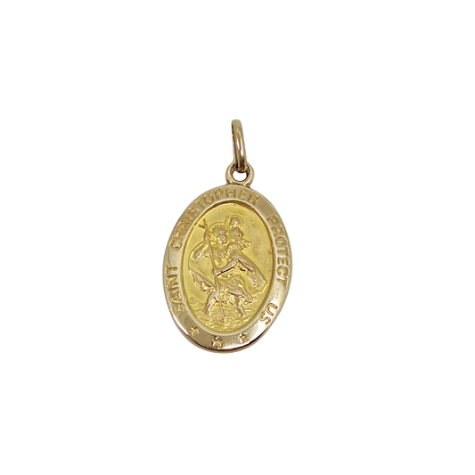 9ct Yellow Gold St Christopher