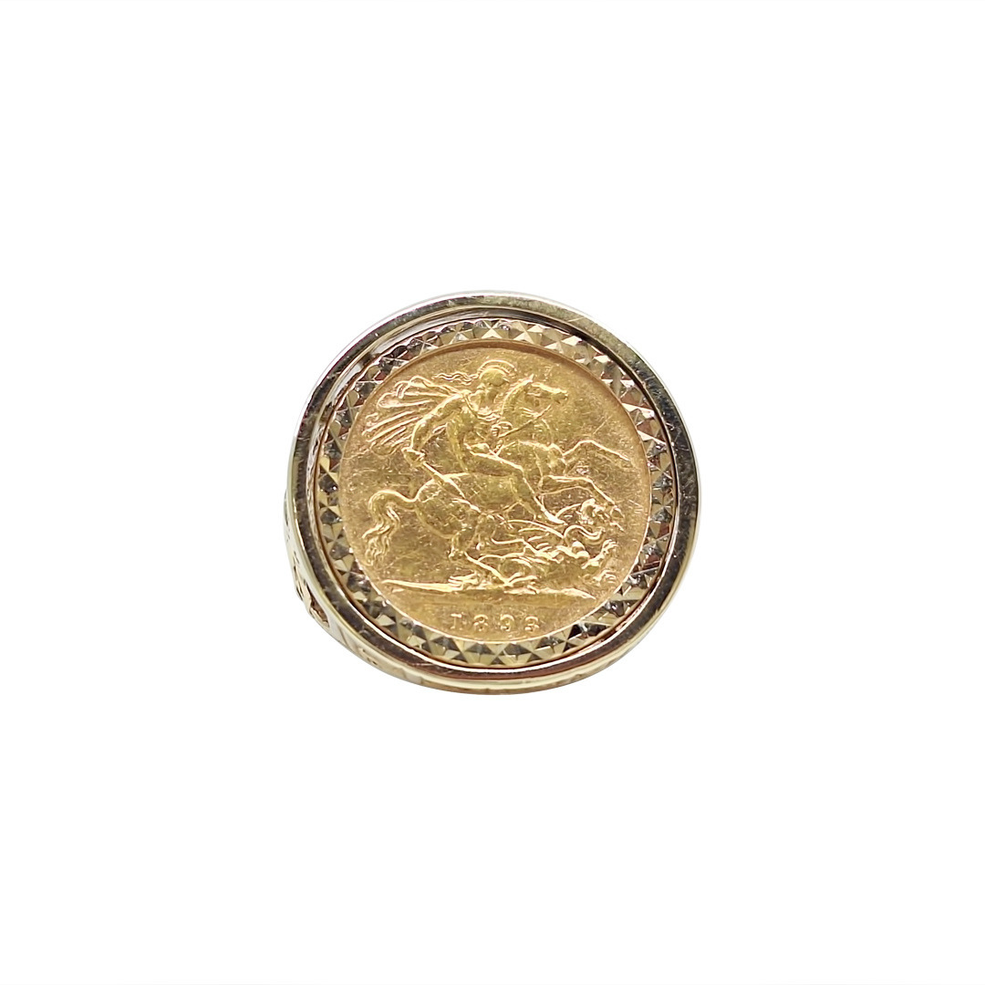 Half Sovereign Ring 1893