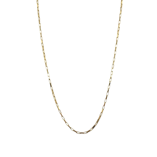 9ct Yellow Gold Box Chain 24"