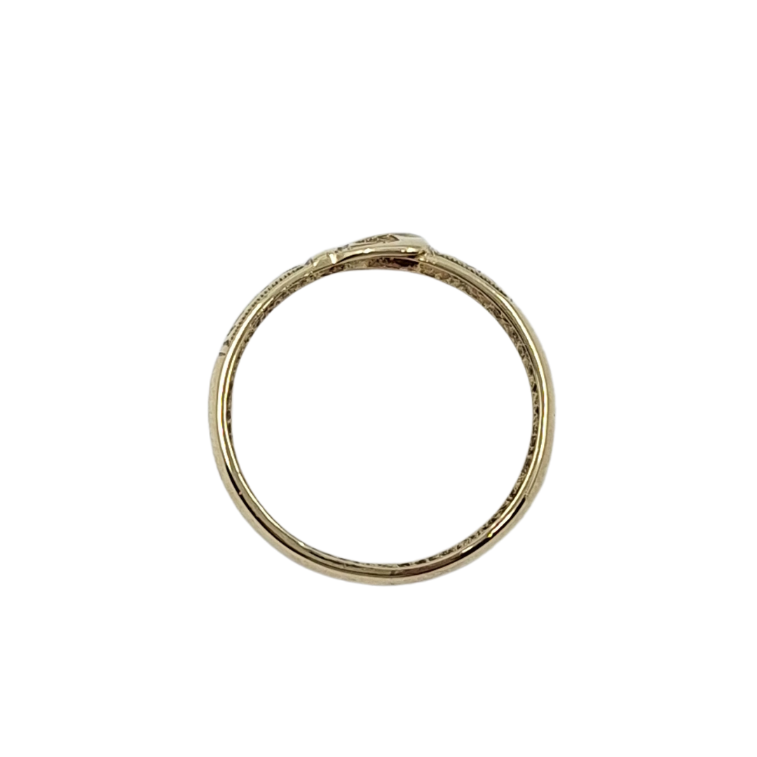 9ct Yellow Gold Buckle Ring