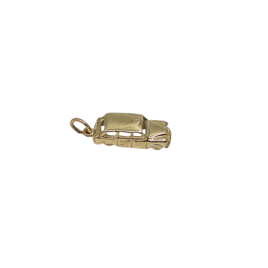 9ct Yellow Gold London Taxi Charm