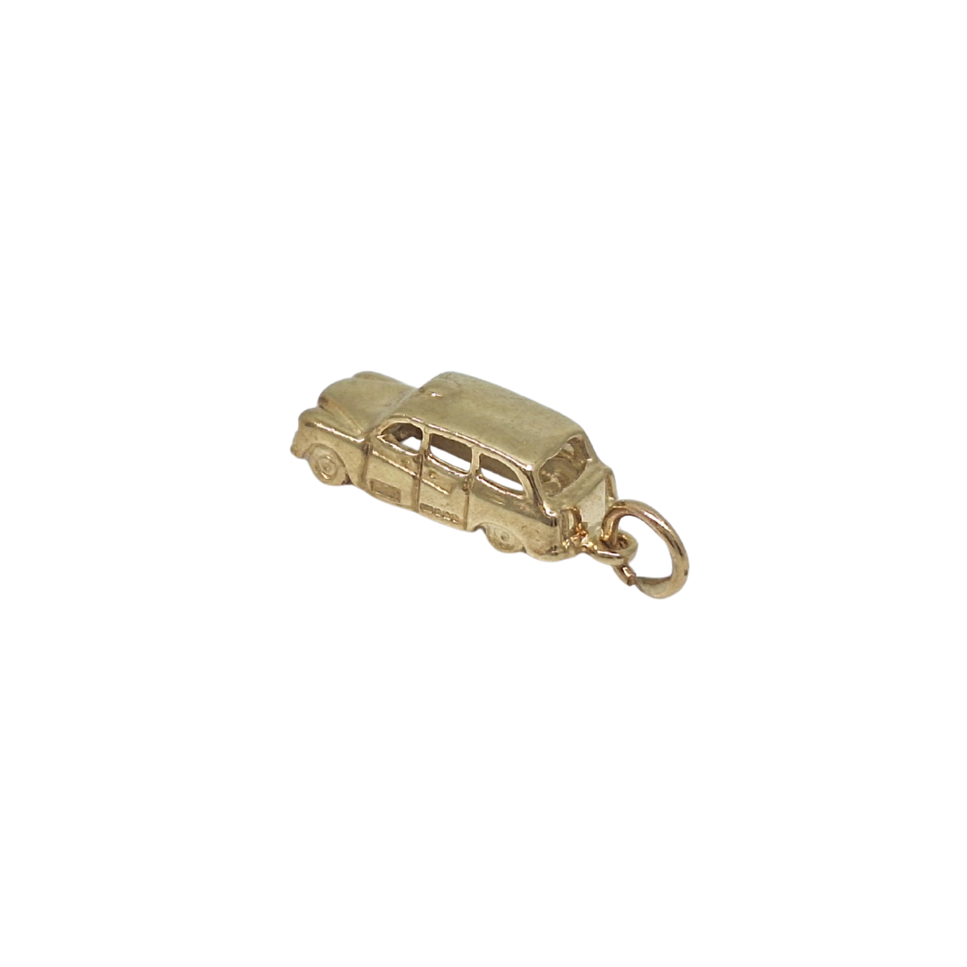 9ct Yellow Gold London Taxi Charm