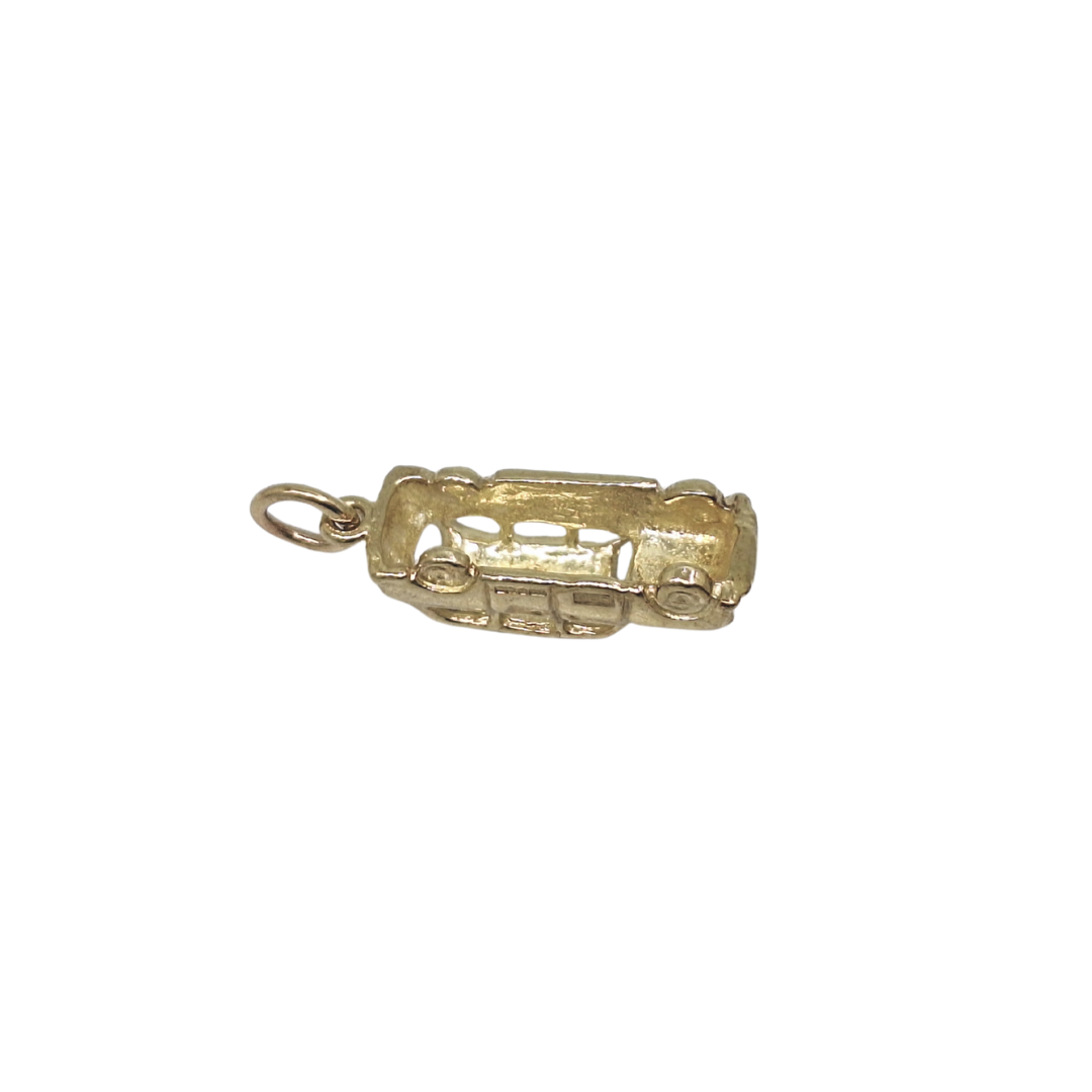 9ct Yellow Gold London Taxi Charm