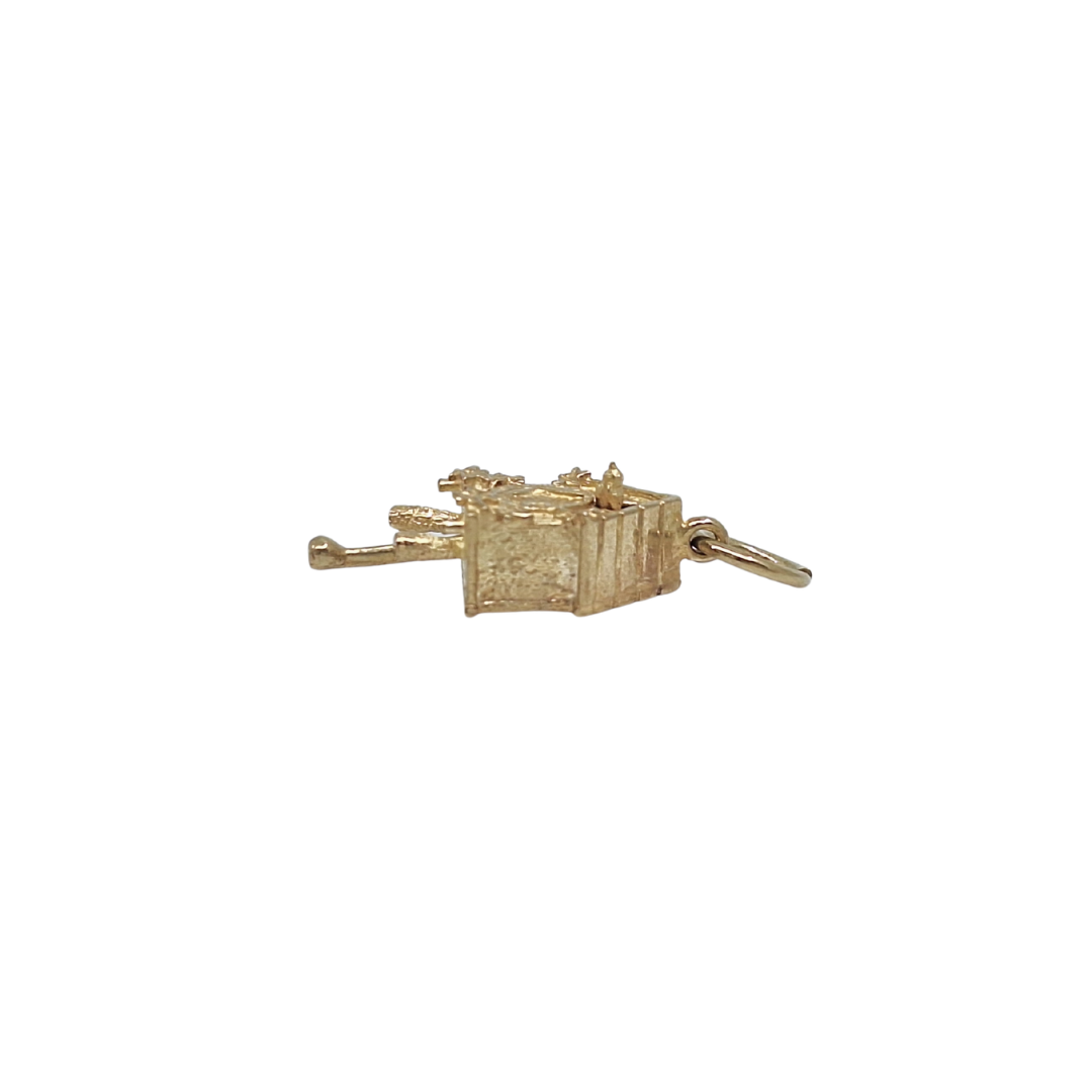 9ct Yellow Gold Cuckoo Clock Charm