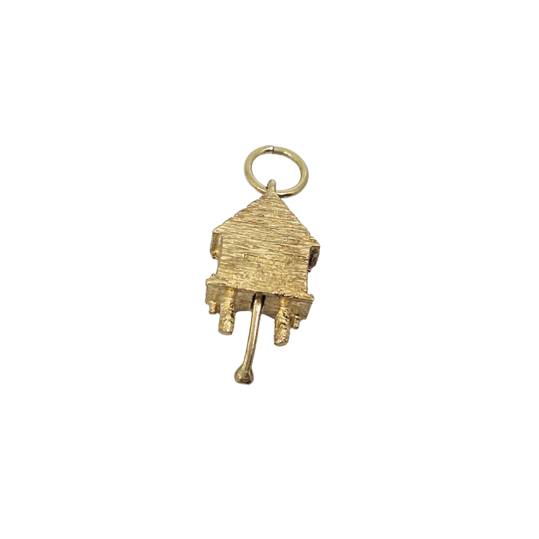 9ct Yellow Gold Cuckoo Clock Charm