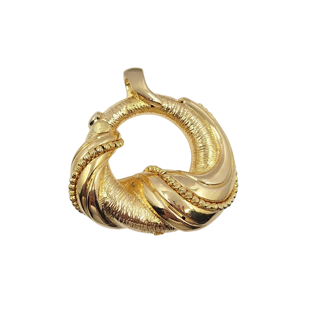 18ct Yellow Gold Fancy Earrings & Pendant Set