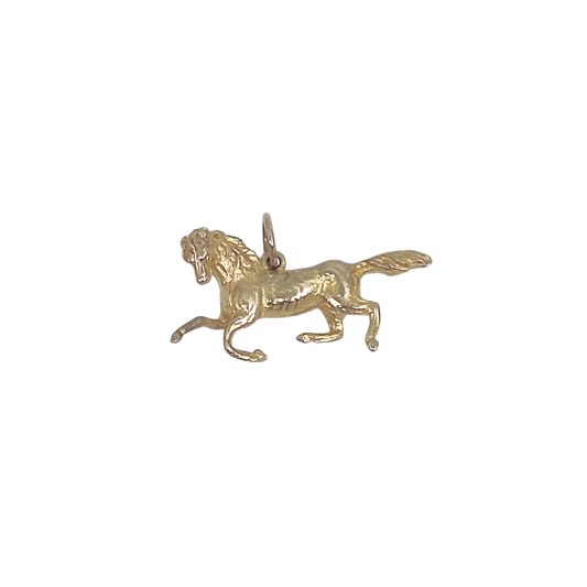 9ct Yellow Gold Horse Charm