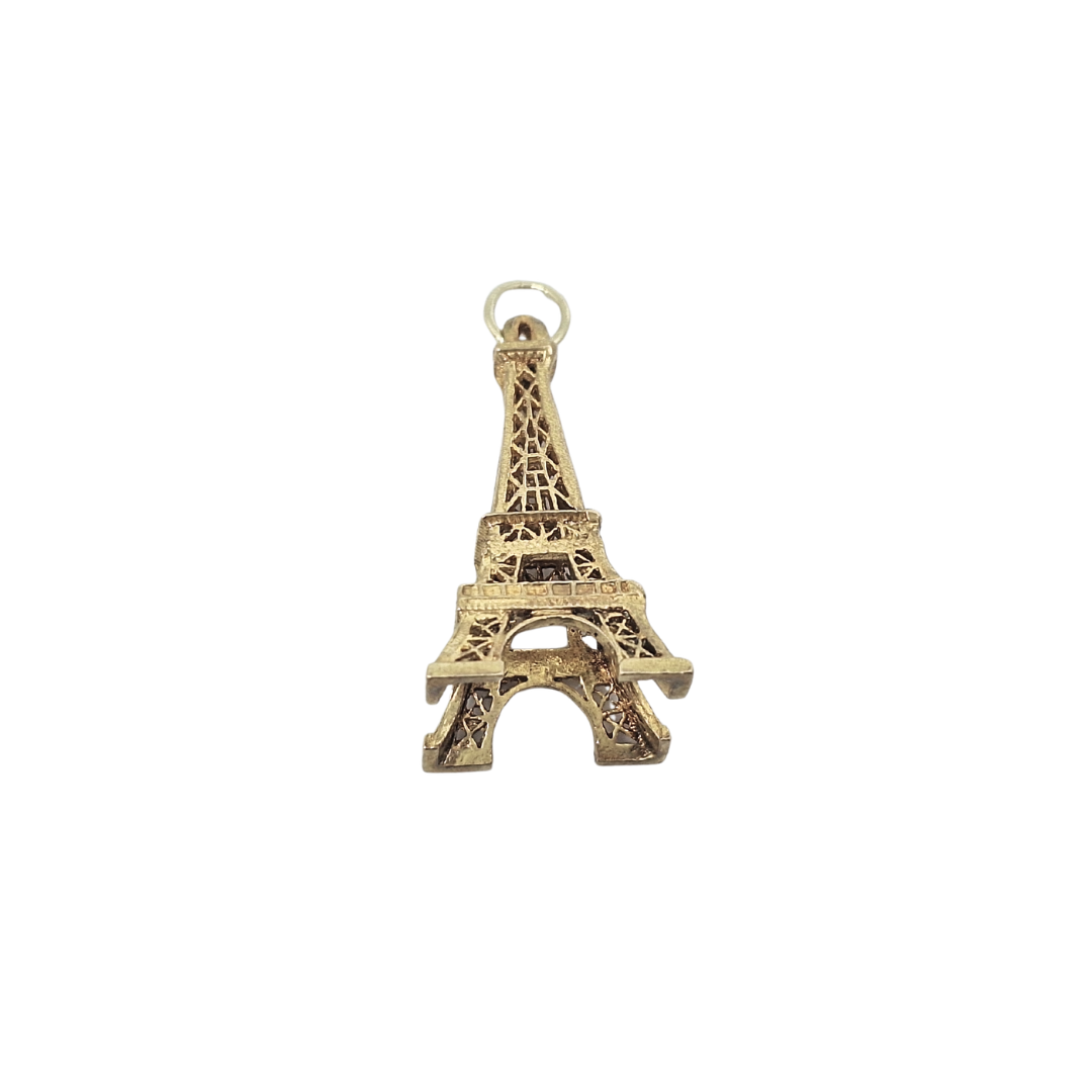 9ct Yellow Gold Eiffel Tower Charm