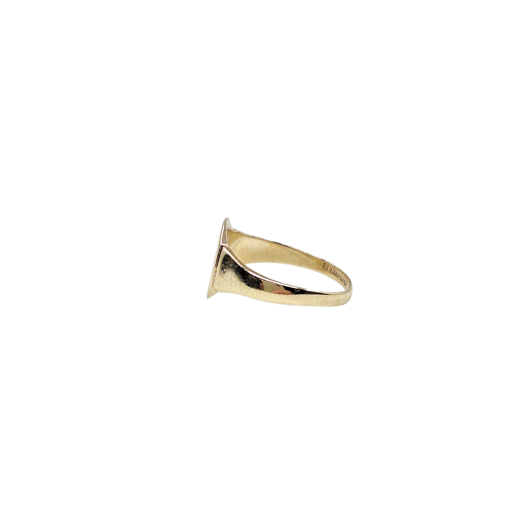 9ct Yellow Gold Baby D Initial Signet Ring
