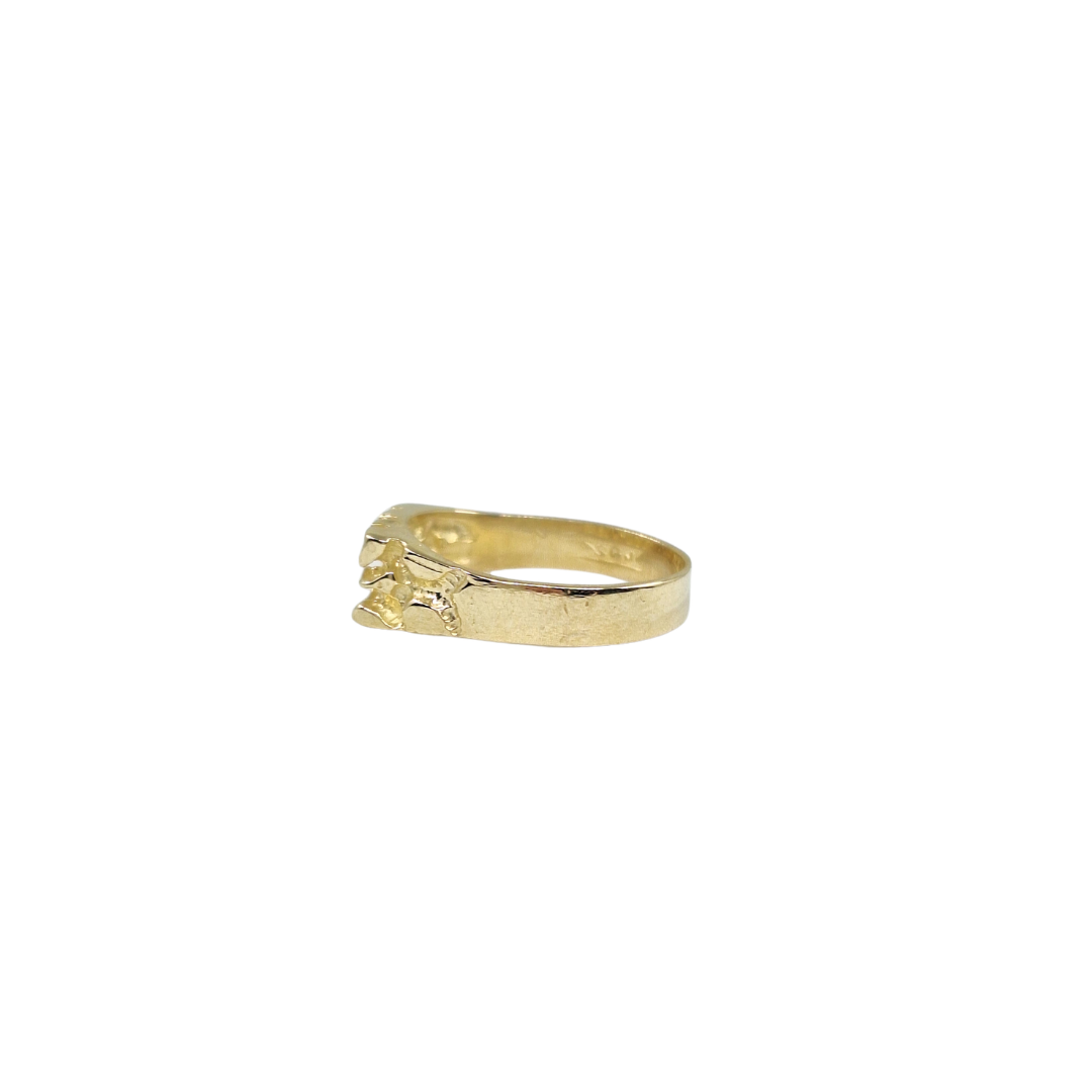 9ct Yellow Gold Baby Nugget Ring