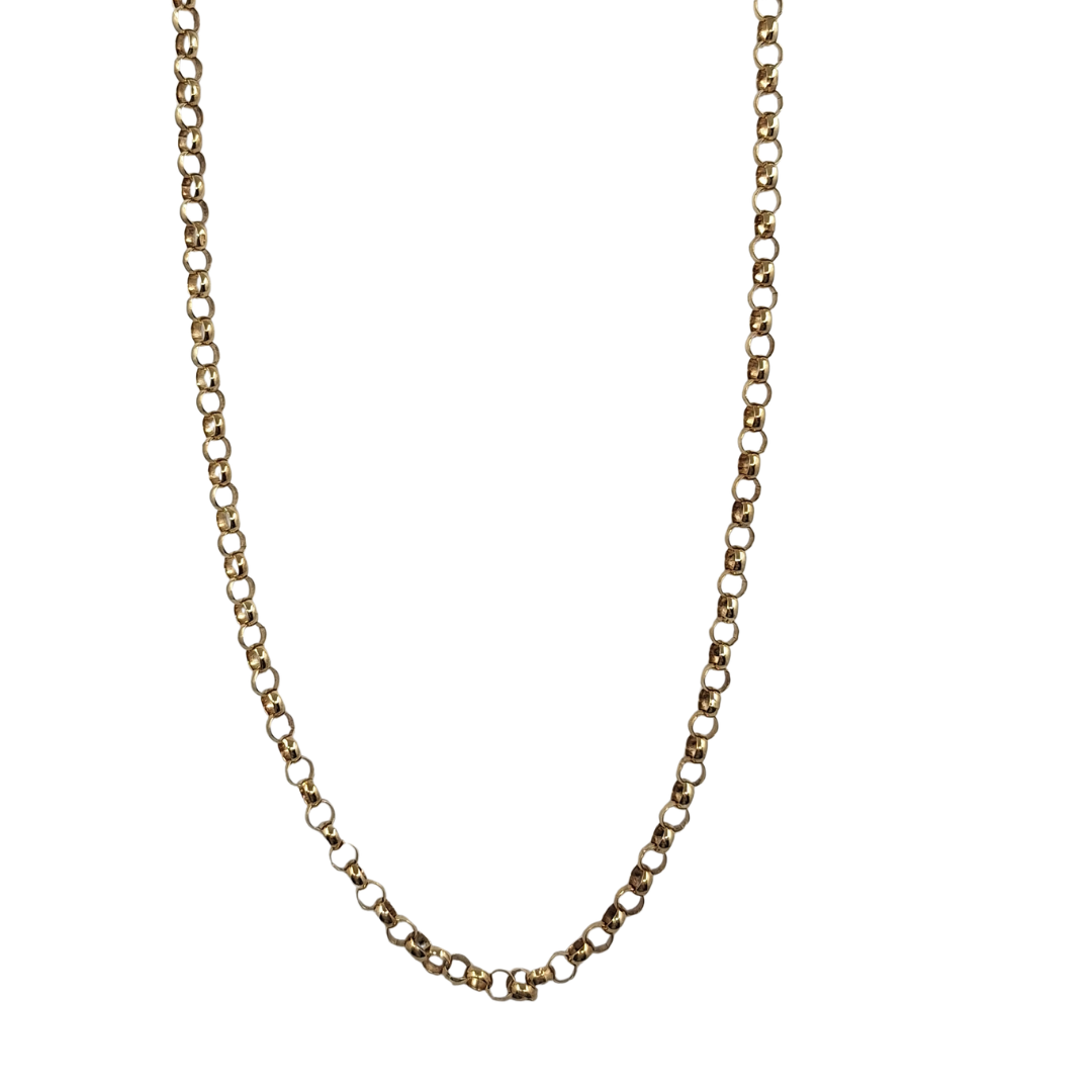 9ct Yellow Gold 28" Belcher Chain