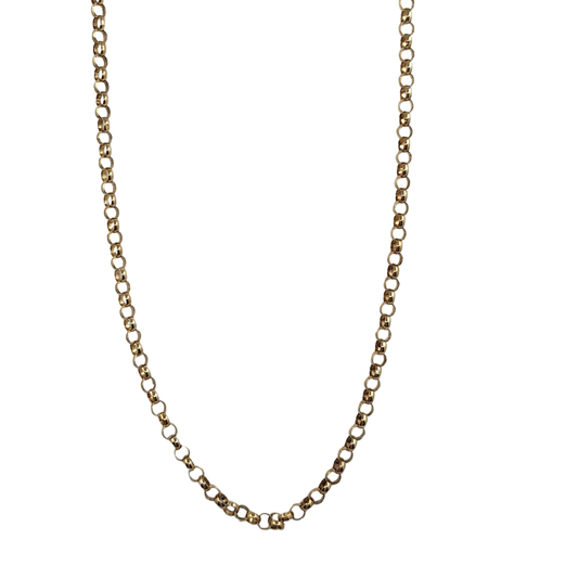 9ct Yellow Gold 28" Belcher Chain
