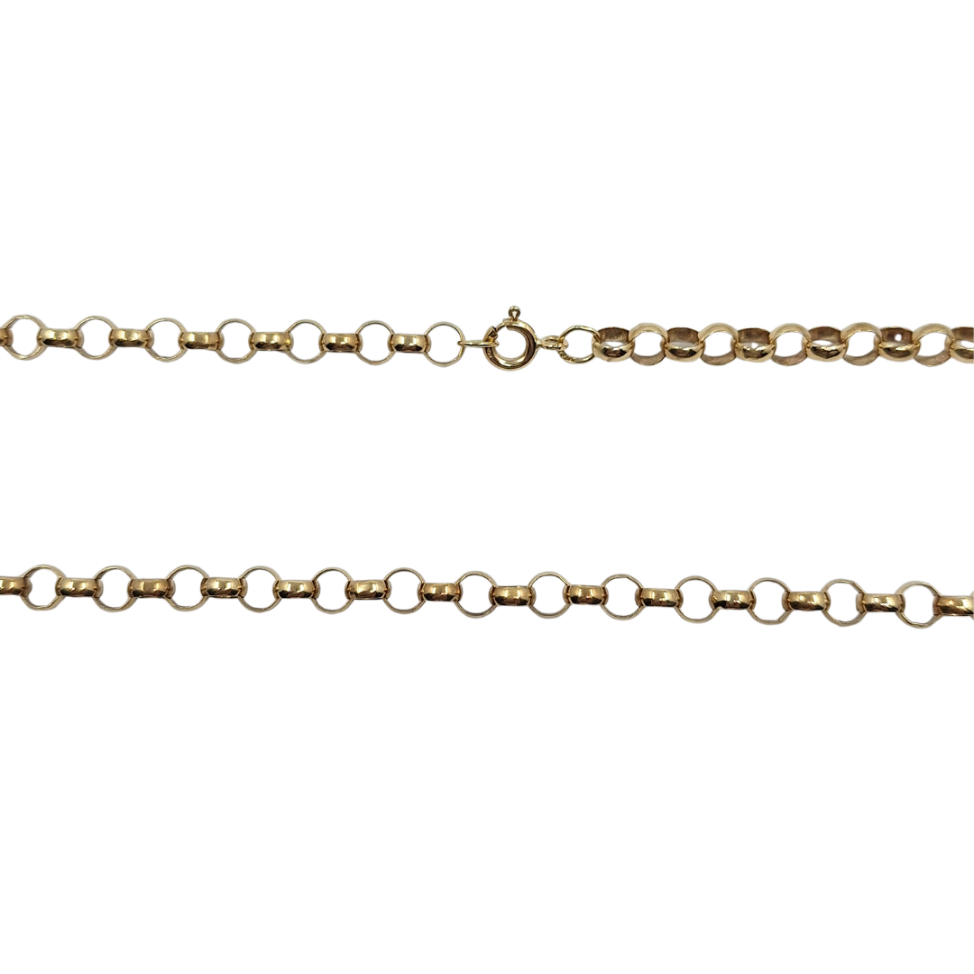 9ct Yellow Gold 28" Belcher Chain