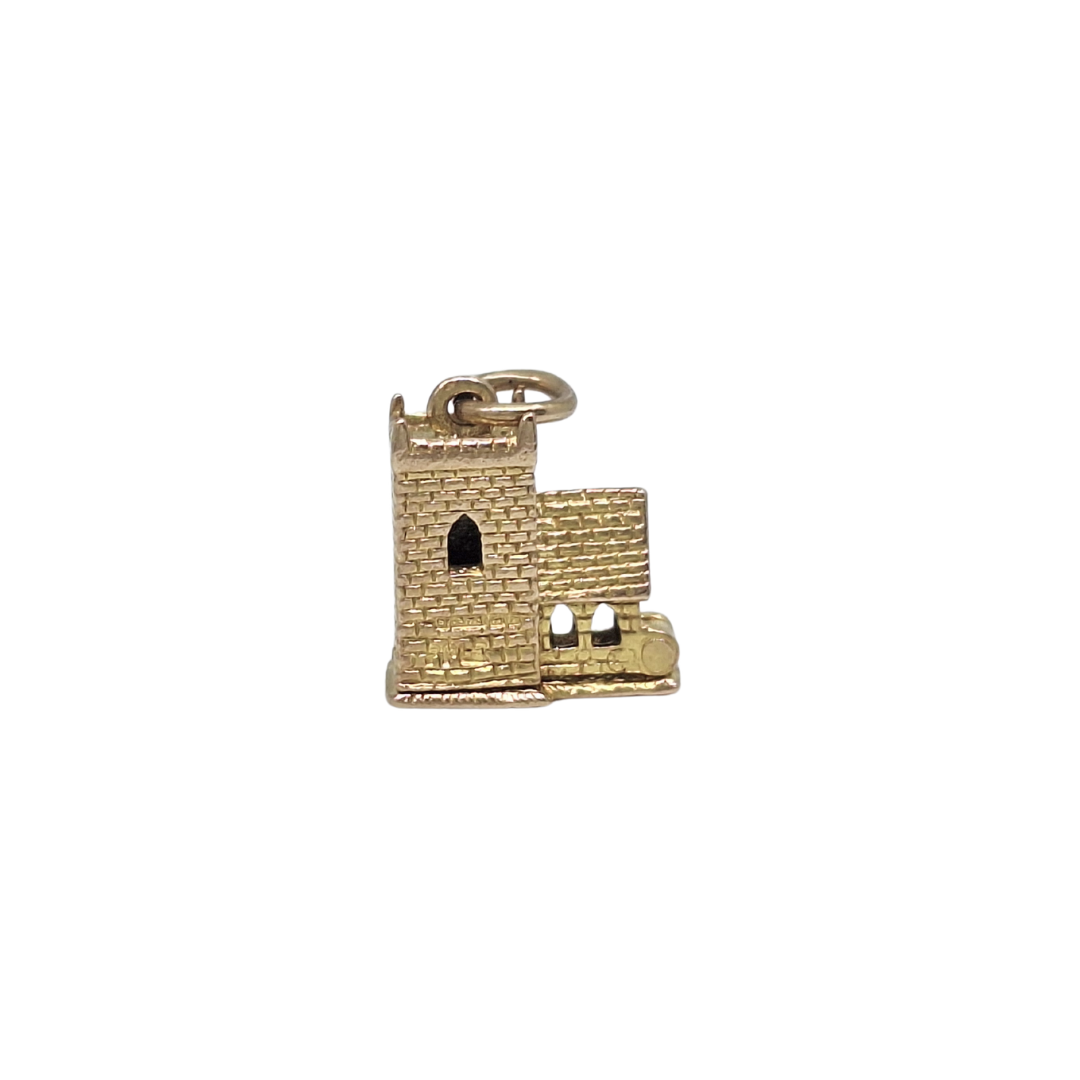 9ct Yellow Gold Church Charm