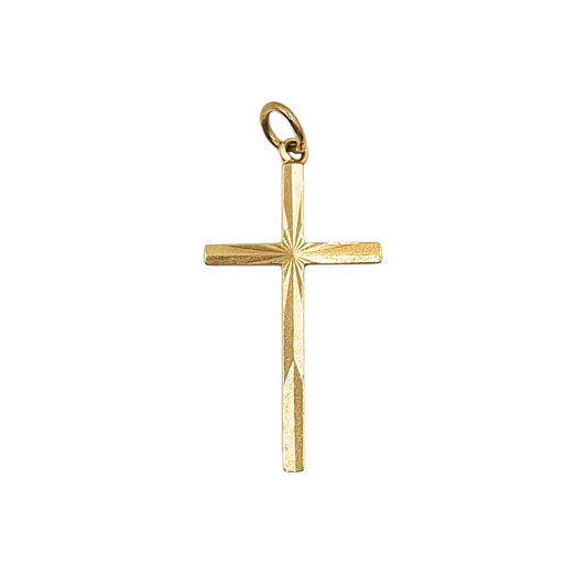 9ct Yellow Gold Cross