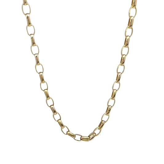 9ct Yellow Gold Belcher Chain 20"