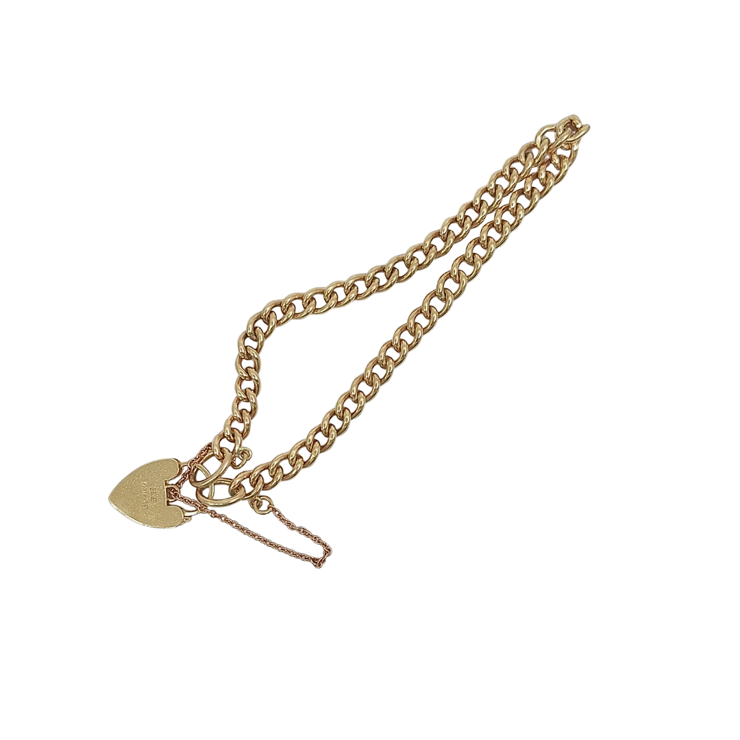 9ct Yellow Gold Charm Bracelet 7.5"