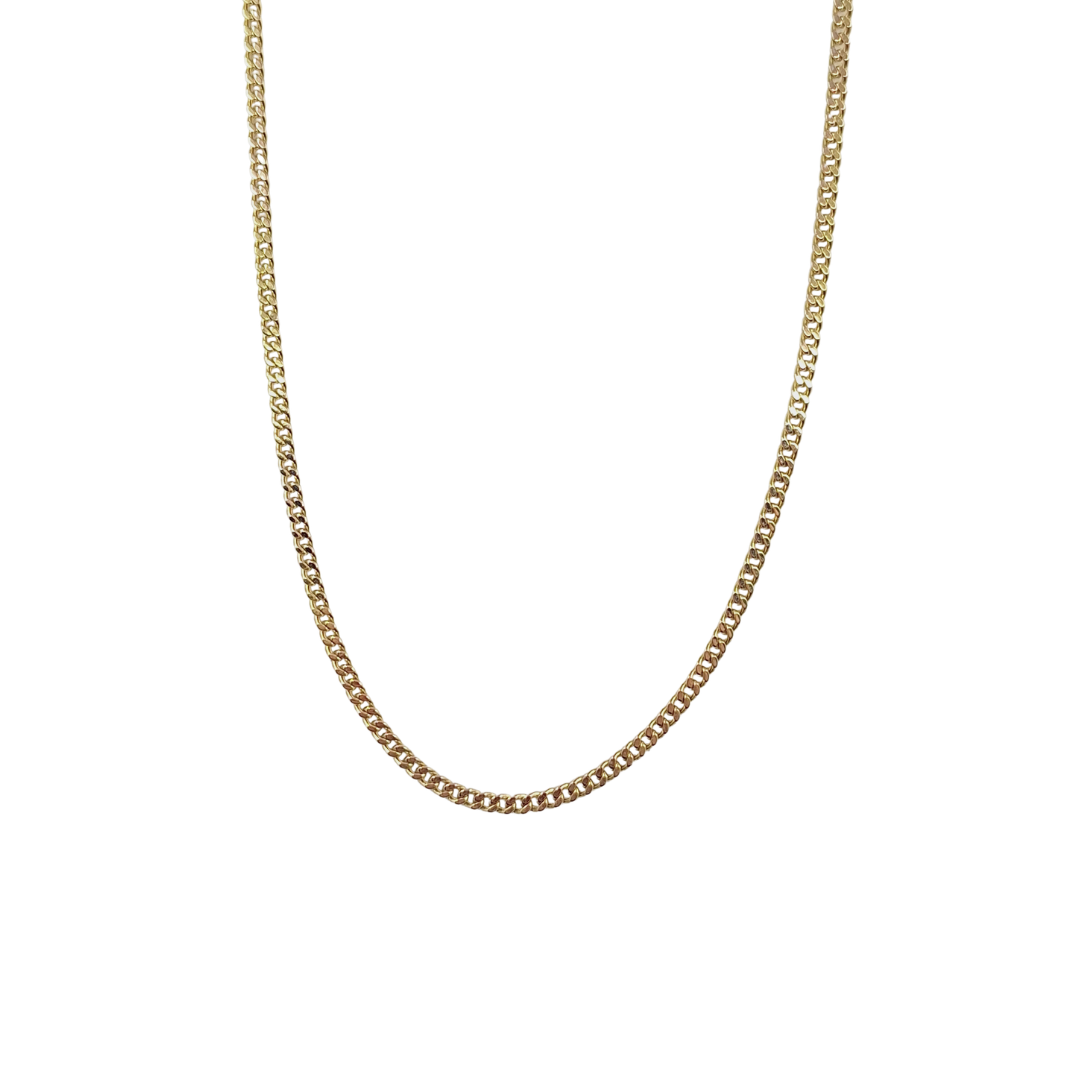 9ct Yellow Gold Curb Chain 20"