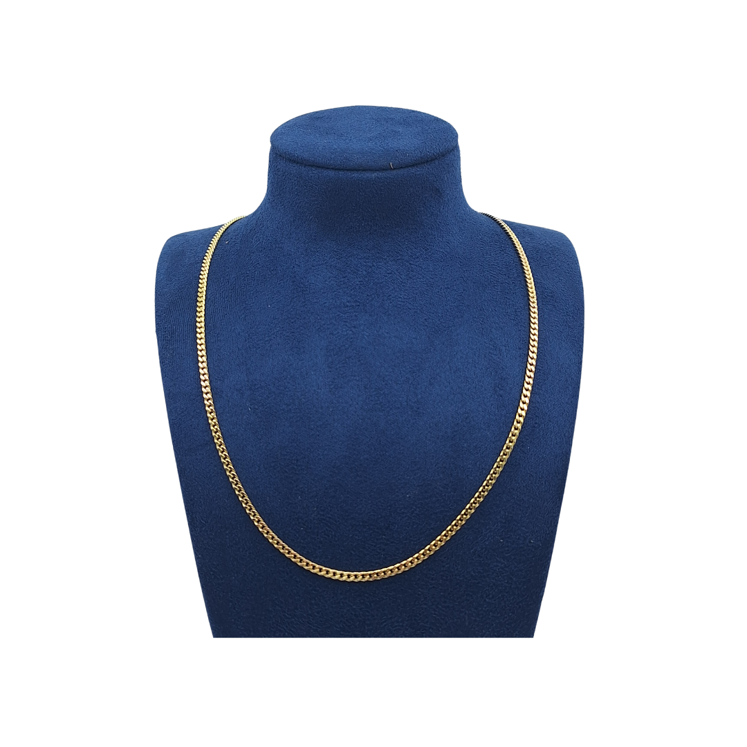 9ct Yellow Gold Curb Chain 20"