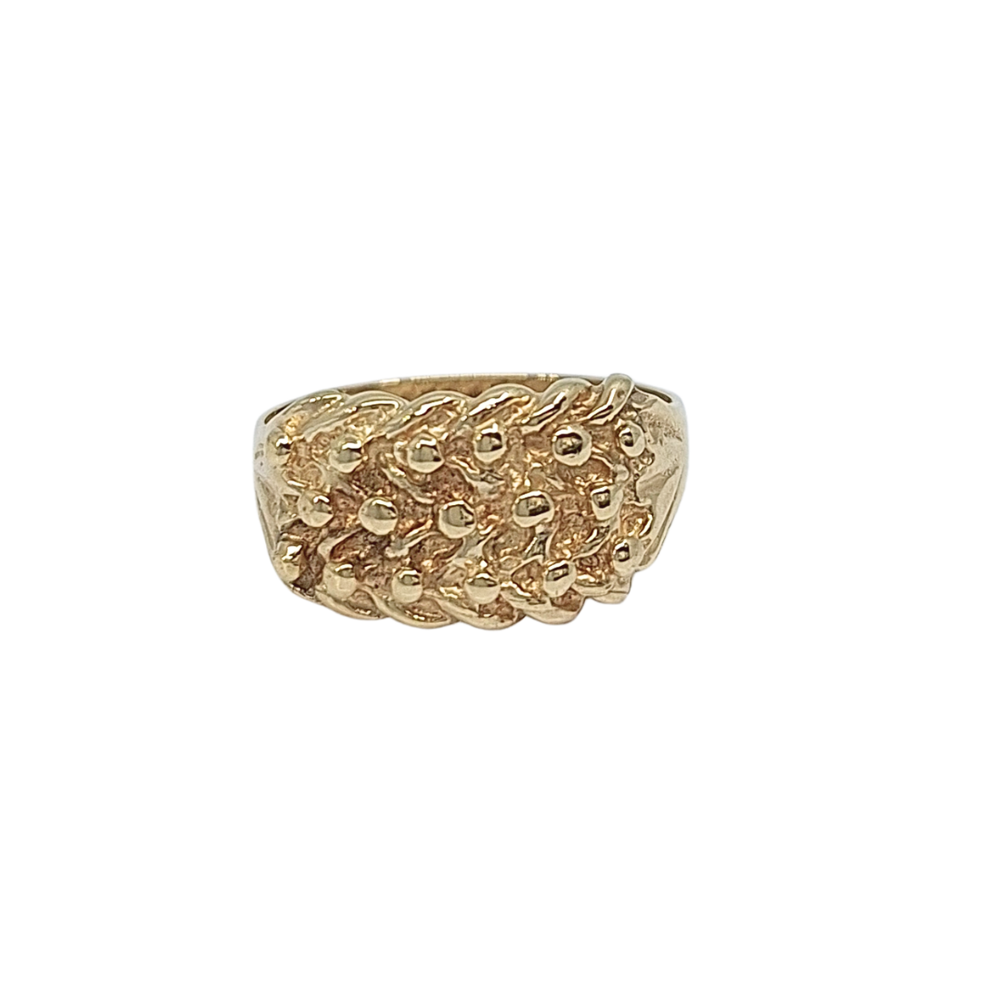9ct Yellow Gold Keeper Ring