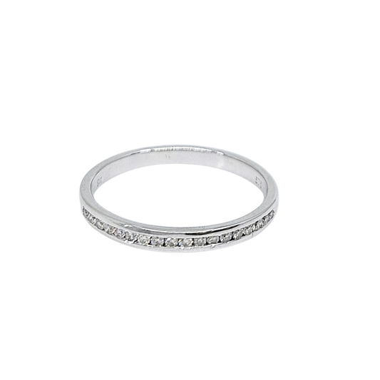 9ct White Gold Diamond Eternity Ring