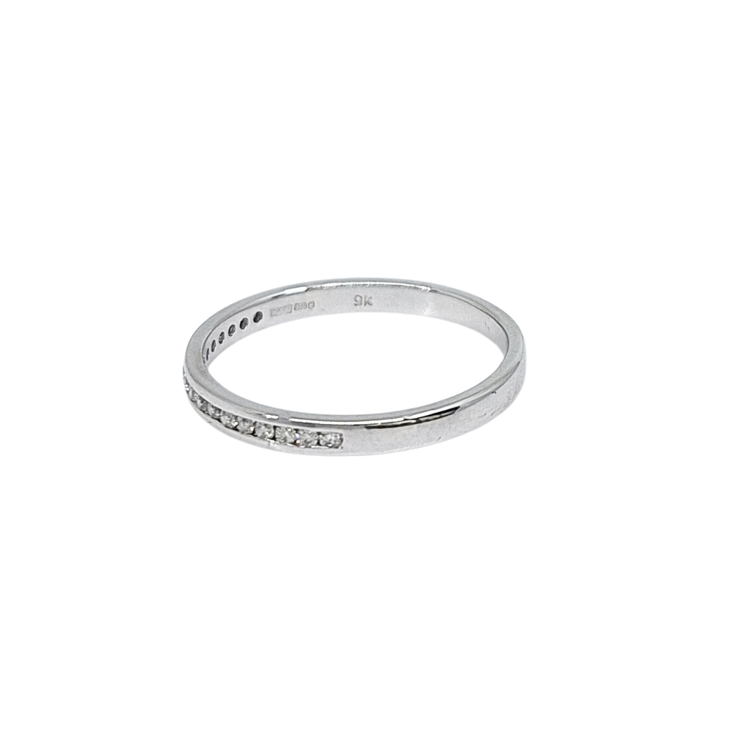 9ct White Gold Diamond Eternity Ring