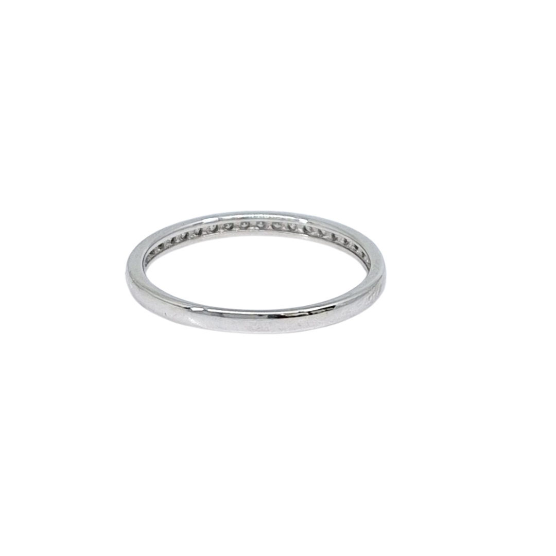 9ct White Gold Diamond Eternity Ring 0.10ct
