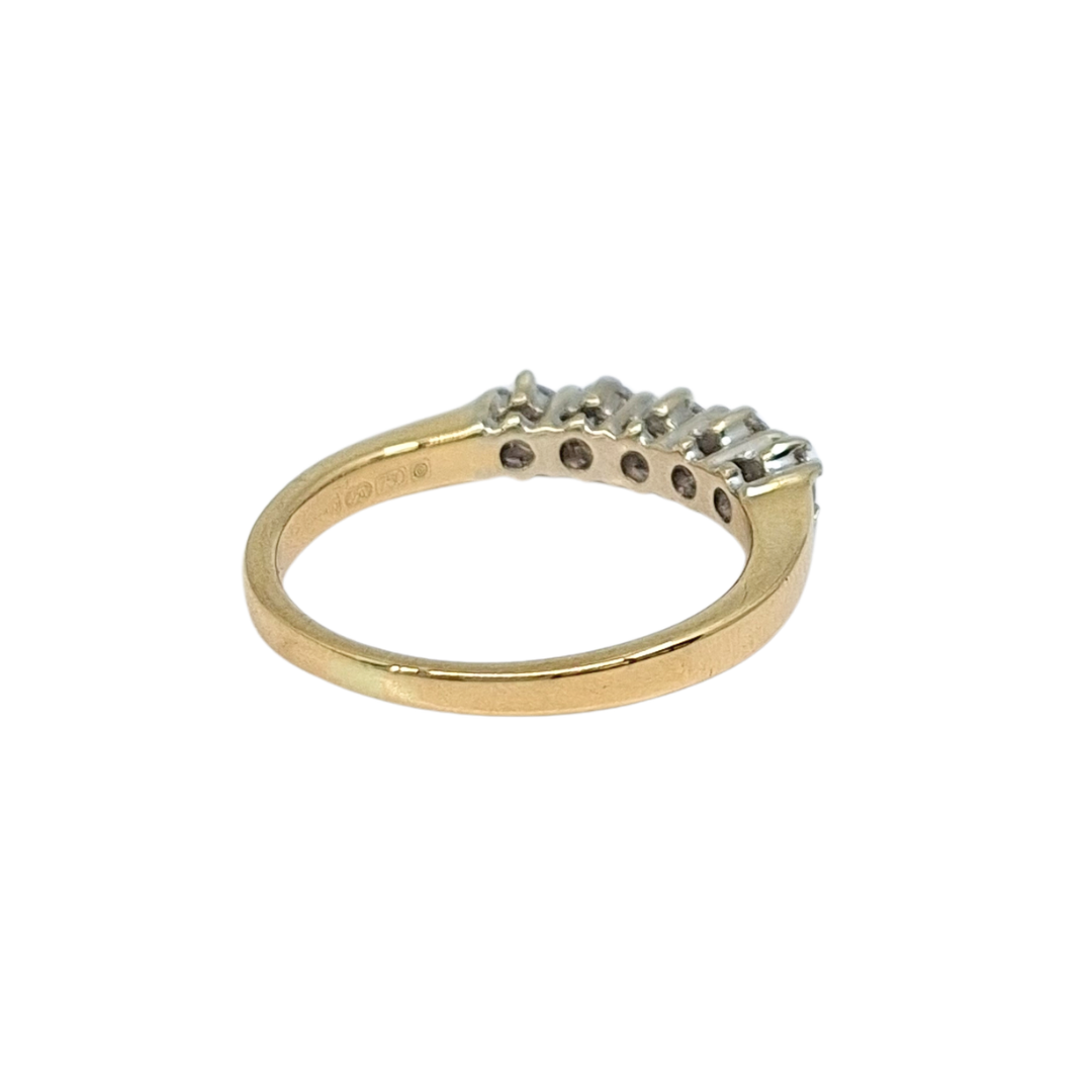 18ct Yellow Gold Five Stone Diamond Ring