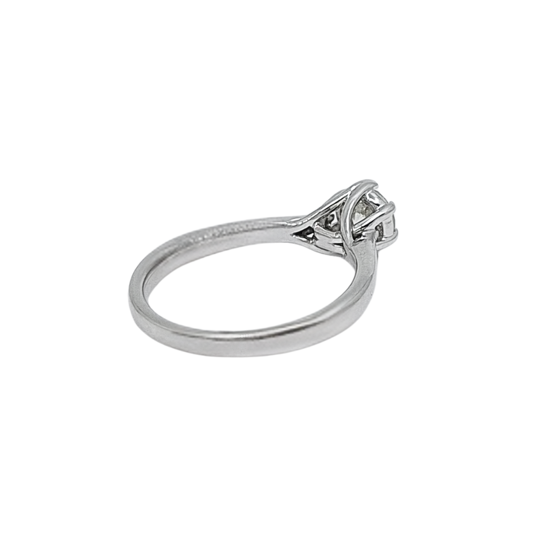 9ct White Gold Diamond Solitaire Ring 0.50ct