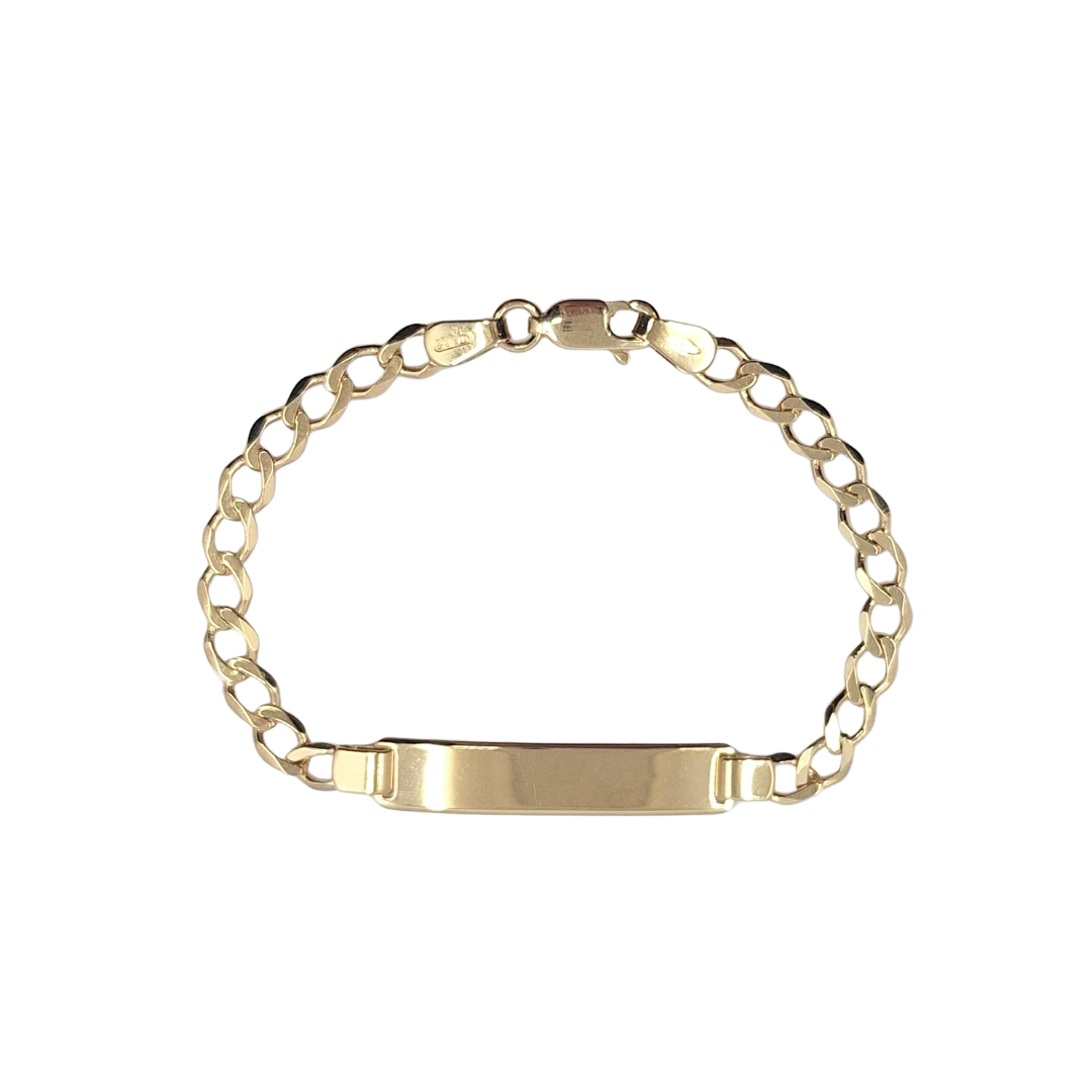 9ct Yellow Gold Baby Identity Bracelet 6"