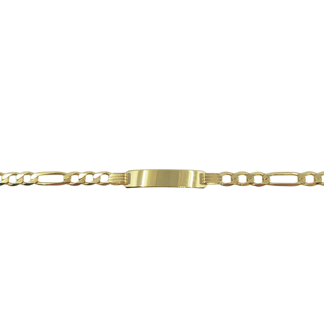 9ct Yellow Gold Baby Identity Bracelet 6"