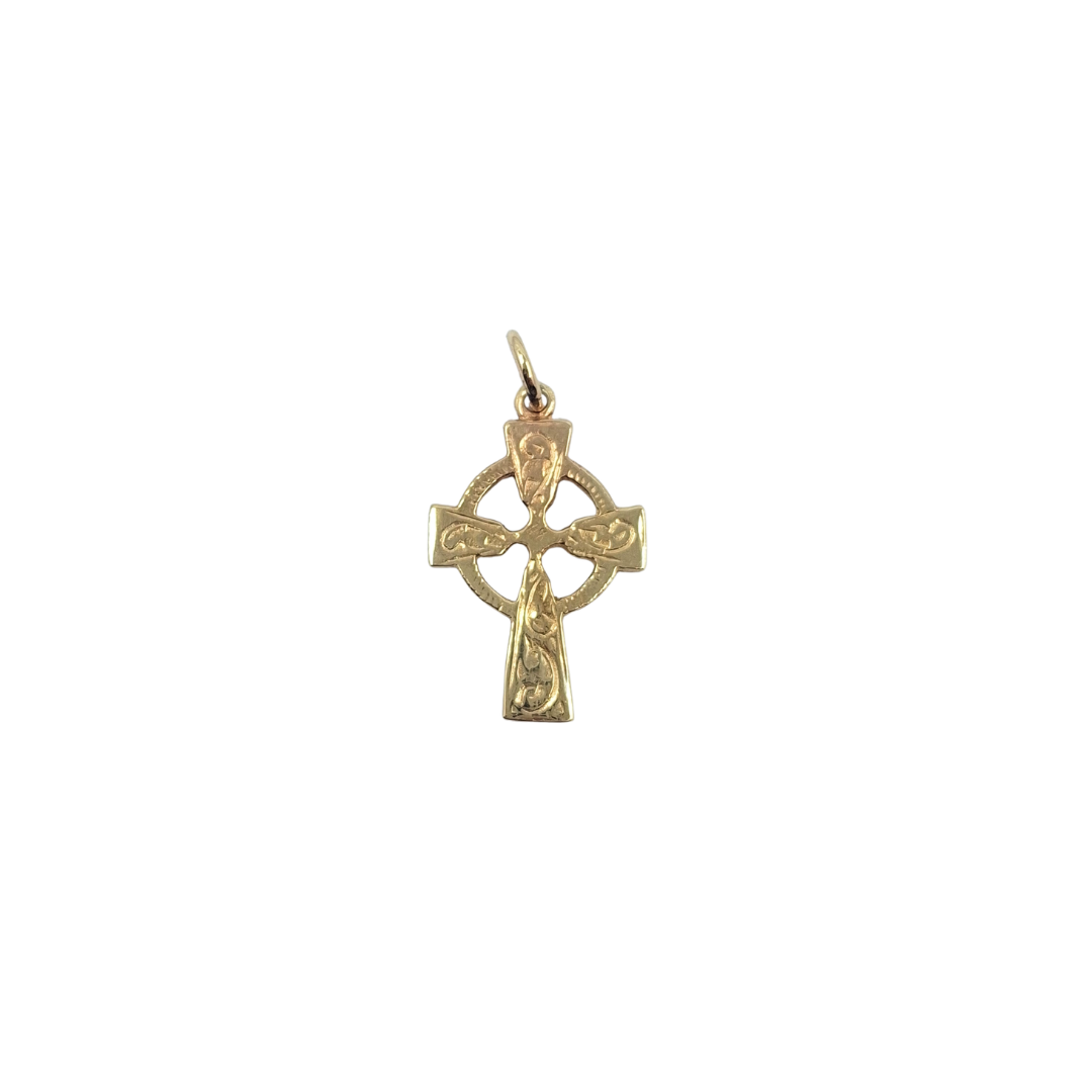 9ct Yellow Gold Celtic Cross